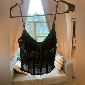 Elegant Black Camisole Top